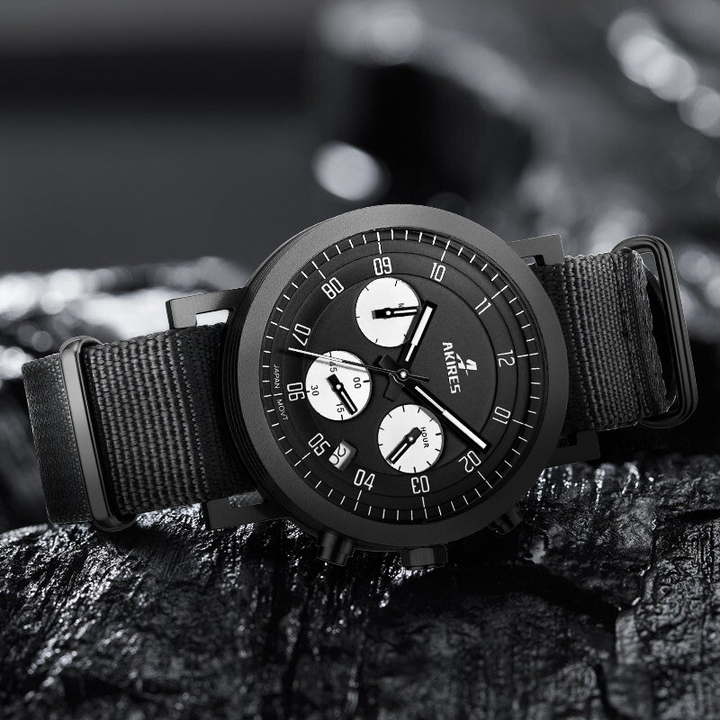 AKIRES Quartz Military Chronograph