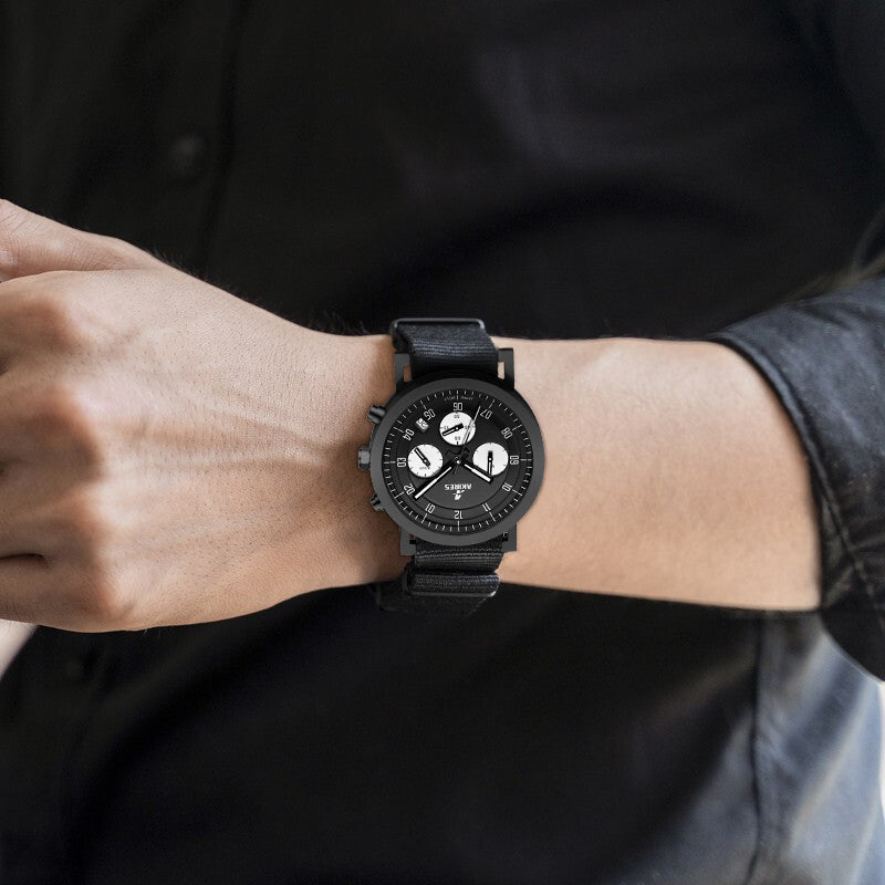 AKIRES Quartz Military Chronograph