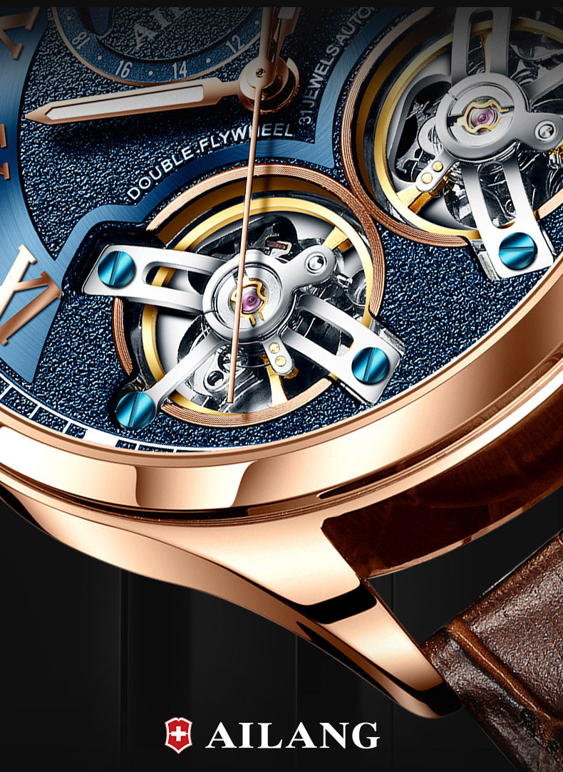 AILANG Double Pendulum Tourbillon Automatic Watch