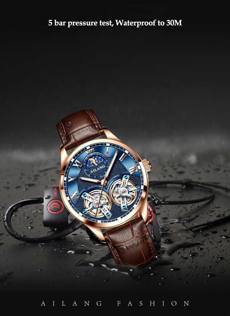 AILANG Double Pendulum Tourbillon Automatic Watch