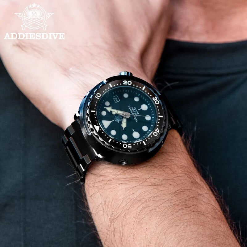 ADDIESDIVE H5 Black Diver Automatic