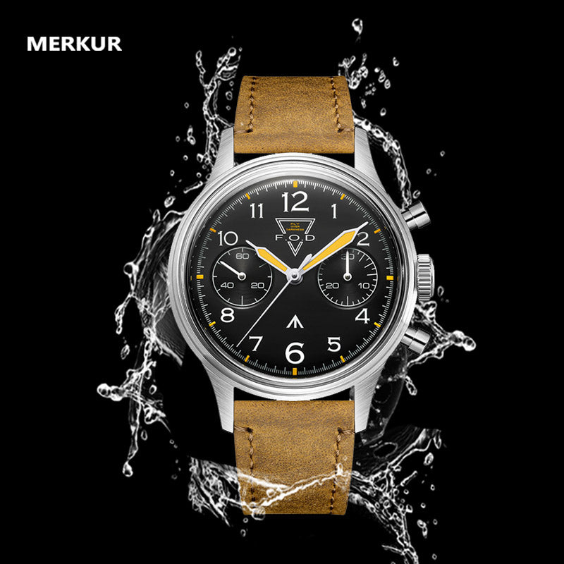 MERKUR 2101 Classic Pilot Chronograph