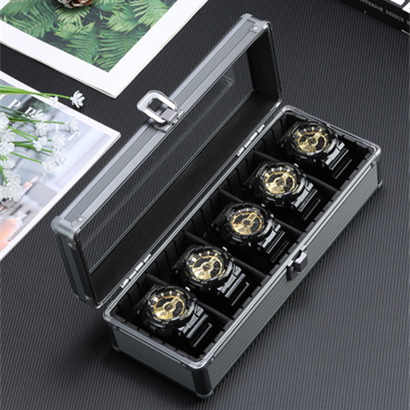 LIGHTIDEA 5 Slot Aluminum Watch Box
