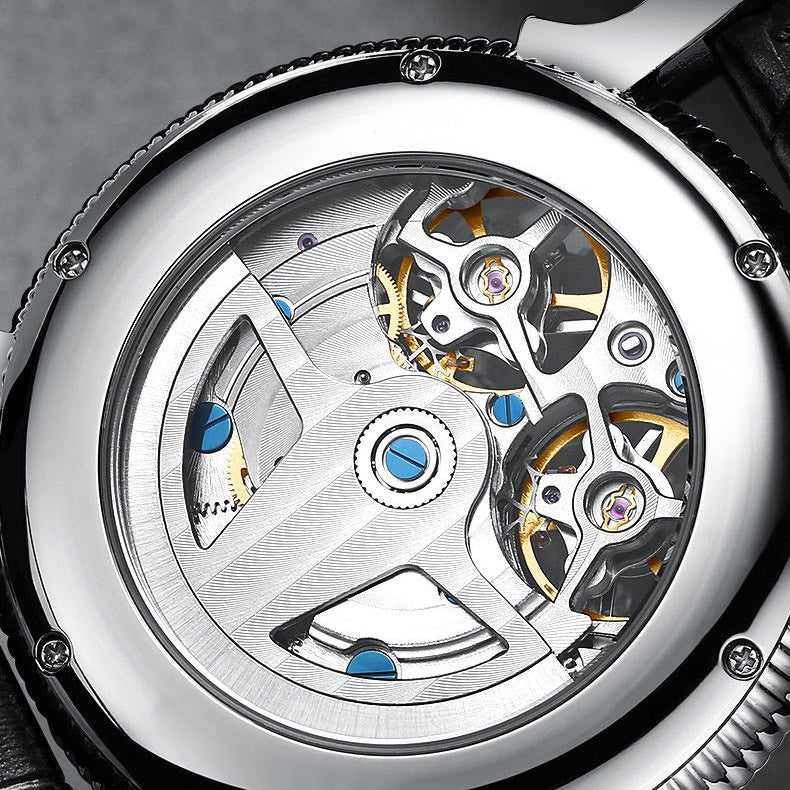 RUININE Double Tourbillon Moonphase Watch