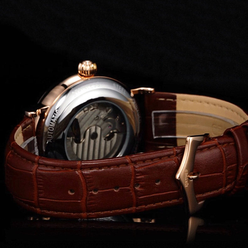 KINYUED Sun Moon Phase Mechanical Watch