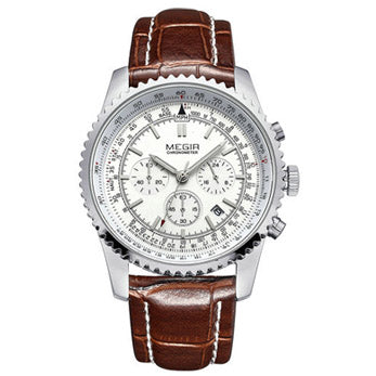 MEGIR 2009 Luxury Quartz Chronograph