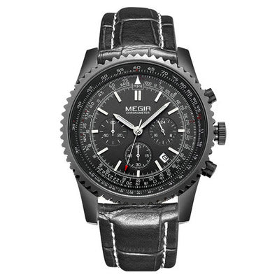 MEGIR 2009 Luxury Quartz Chronograph