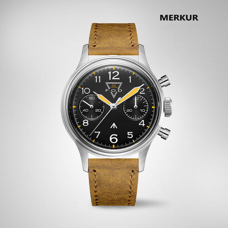 MERKUR 2101 Classic Pilot Chronograph