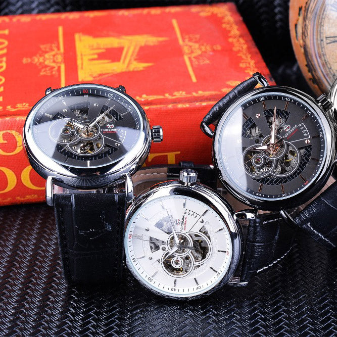 FORSINING 6041 Luxury Mechanical Skeleton Watch