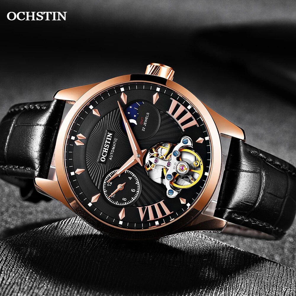 OCHSTIN 6120 Moon Phase Tourbillion Automatic Watch