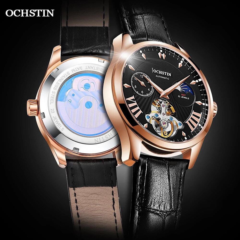 OCHSTIN 6120 Moon Phase Tourbillion Automatic Watch