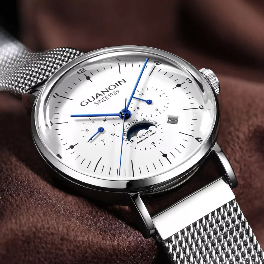 GUANQIN 16116 Automatic Stainless-Steel Chronograph