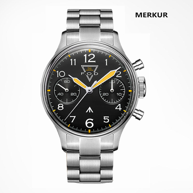 MERKUR 2101 Classic Pilot Chronograph