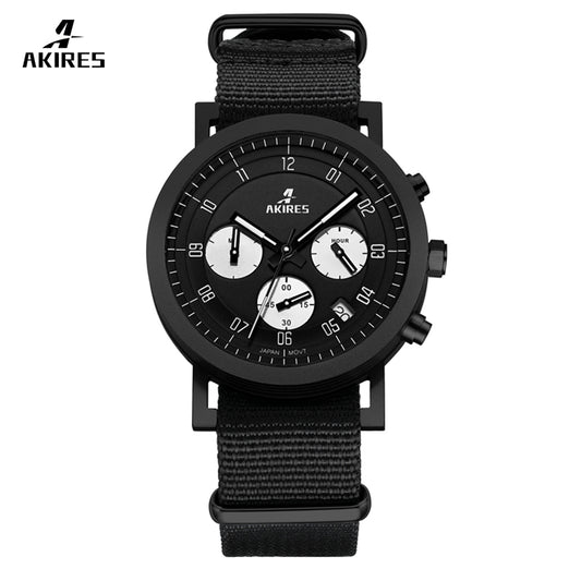 AKIRES Quartz Military Chronograph