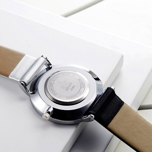 SK K094 Steel Mesh Quartz Wristwatch