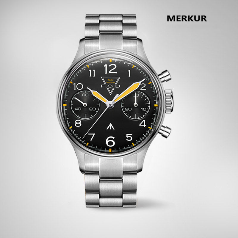 MERKUR 2101 Classic Pilot Chronograph