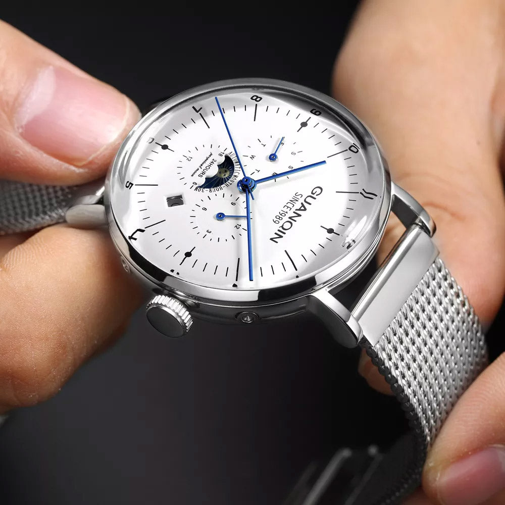 GUANQIN 16116 Automatic Stainless-Steel Chronograph