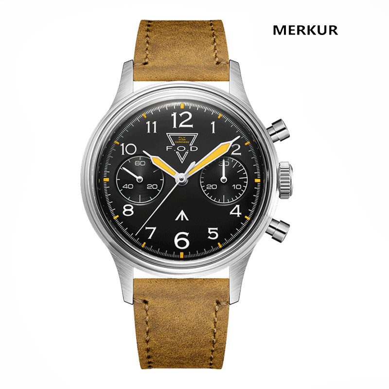 MERKUR 2101 Classic Pilot Chronograph